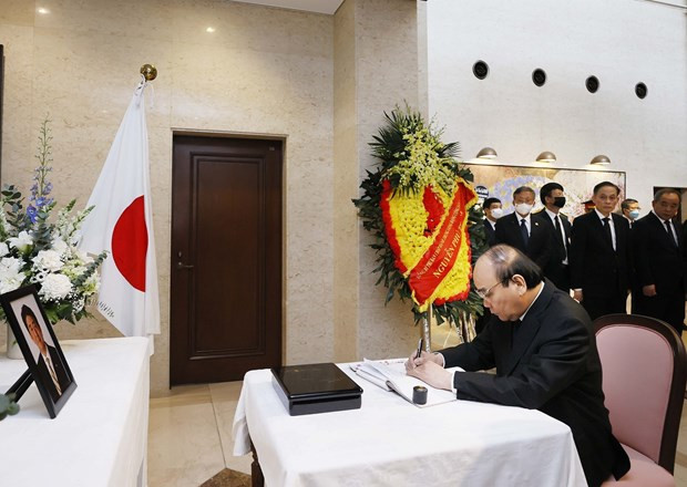 Leaders pay tribute to late Japanese PM Shinzo Abe